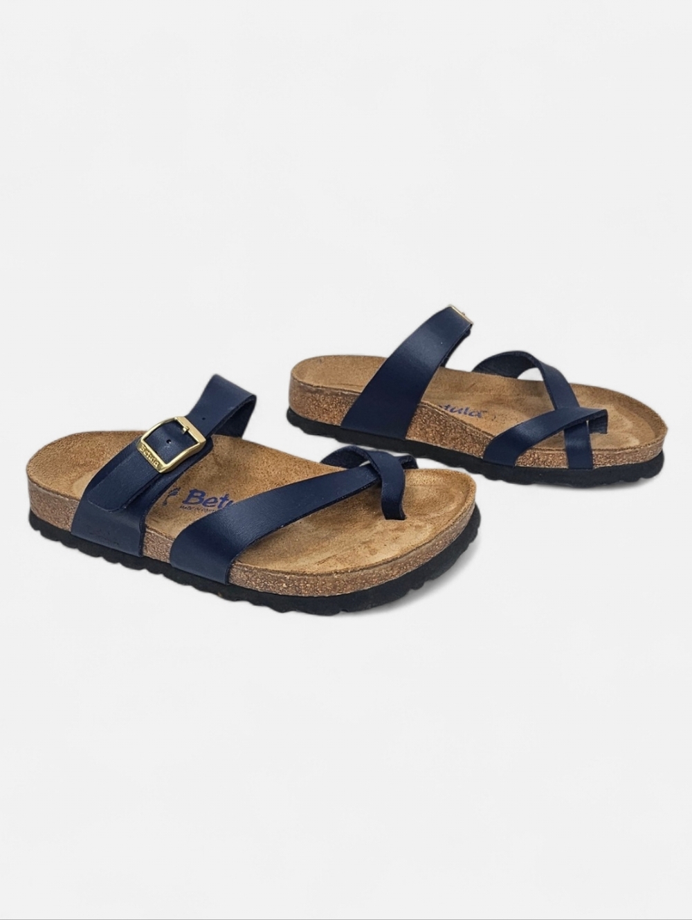 Betula by Birkenstock Mia sandals featuring a soft footbed and gold-tone buckle - Picture 2 of 10